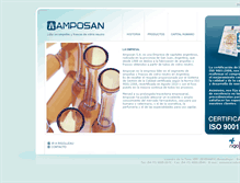 Tablet Screenshot of amposan.com.ar